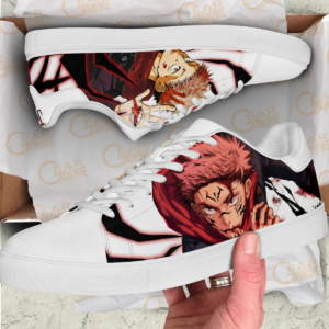 Jujutsu Kaisen Itadori Yuuji Skate Shoes Custom Anime Shoes 5