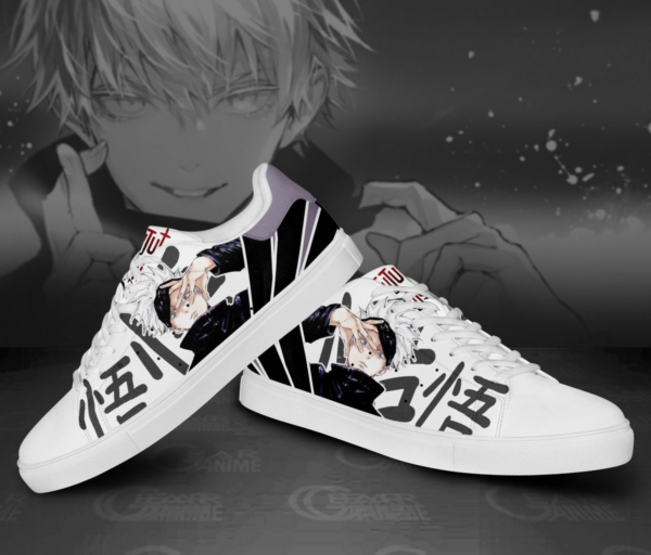 Jujutsu Kaisen Satoru Gojou Skate Shoes Custom Anime Shoes 3