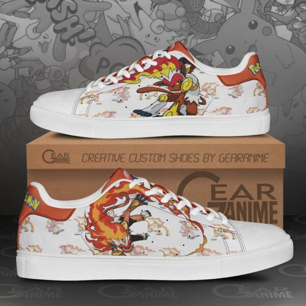 Infernape Skate Shoes Pokemon Custom Anime Shoes PN11 1