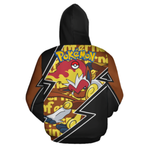 Infernape Zip Hoodie Costume Pokemon Shirt Fan Gift Idea VA06 6