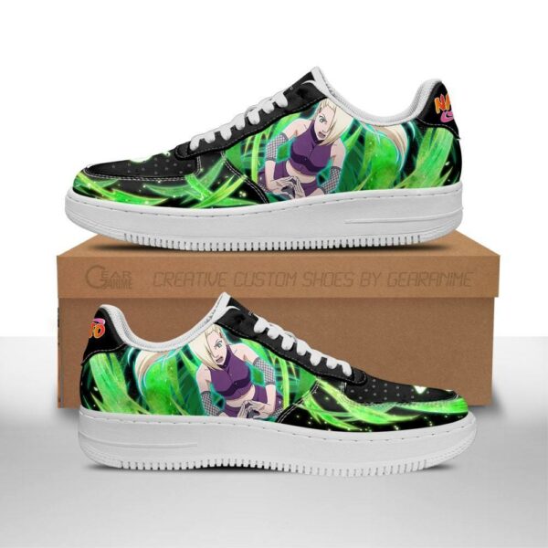 Ino Yamanaka Sneakers Custom Naruto Anime Shoes Leather 1