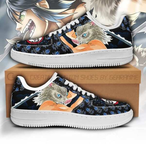 Inosuke Sneakers Custom Demon Slayer Anime Shoes Fan PT05 1