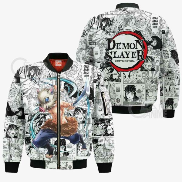 Demon Slayer Inosuke Hoodie Anime Mix Manga KNY Shirt 5