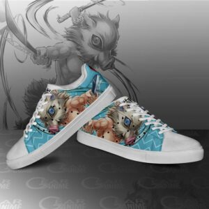 Inosuke Hashibira Skate Shoes Demon Slayer Anime Custom Shoes PN10 6