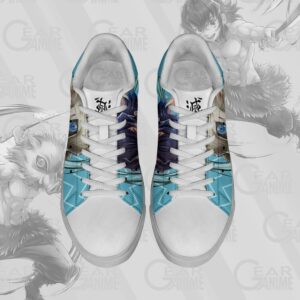 Inosuke Hashibira Skate Shoes Demon Slayer Anime Custom Shoes PN10 7