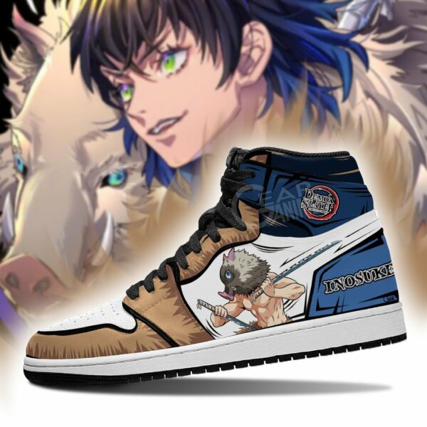 Inosuke Shoes Boots Skill Beast Breathing Demon Slayer Anime Sneakers Fan 3