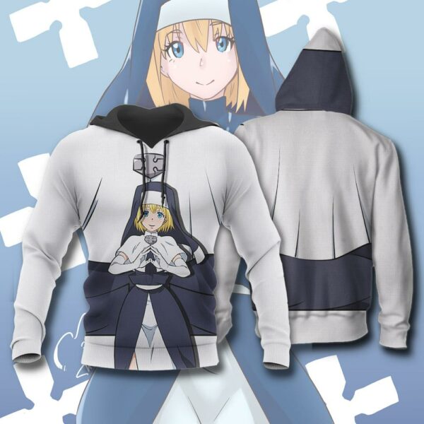 Iris Fire Force Hoodie Shirt Anime Uniform Sweater Jacket 4