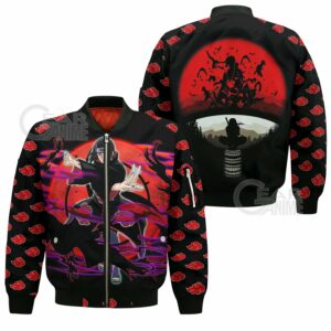 Itachi Akatsuki Hoodie Shirt Custom Naruto Akatsuki Anime Jacket 12