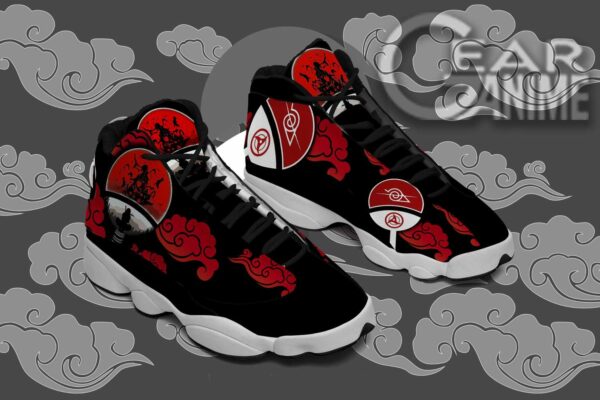 Itachi Akatsuki Sneakers Naruto Anime Custom Shoes TT09 2