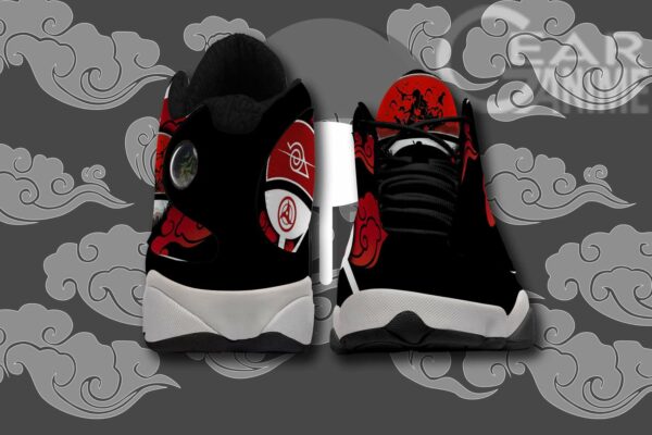 Itachi Akatsuki Sneakers Naruto Anime Custom Shoes TT09 4