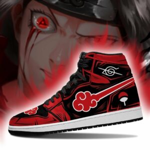 Itachi Akatsuki Symbol Sneakers Boots Naruto Anime Sneakers 8