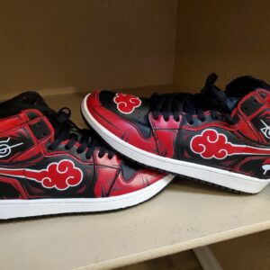 Itachi Akatsuki Symbol Sneakers Boots Naruto Anime Sneakers 9