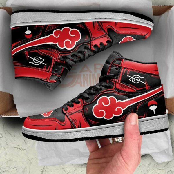 Itachi Akatsuki Symbol Sneakers Boots Naruto Anime Sneakers 2