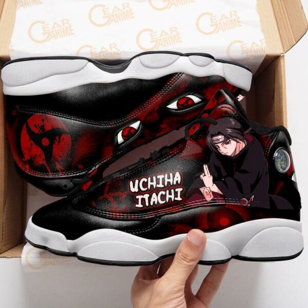 Itachi Sneakers Sharingan Eyes Naruto Anime Custom Shoes TT09 2