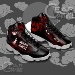 Itachi Sneakers Sharingan Eyes Naruto Anime Custom Shoes TT09 7