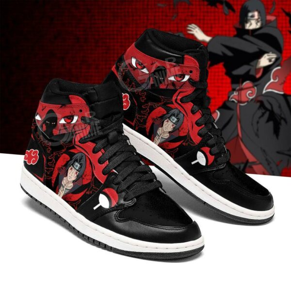 Itachi Jutsu Sneakers Akatsuki Naruto Anime Shoes 1