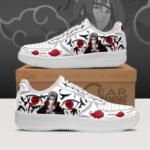 Itachi Sharingan Eyes Air Sneakers Custom Naruto Anime Shoes 1