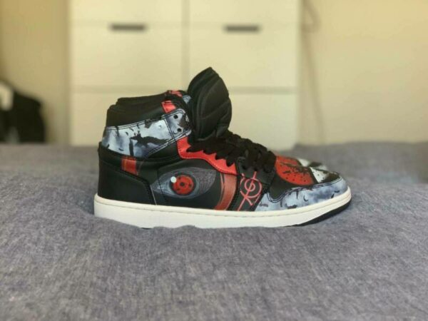 Itachi Sharingan Eyes Sneakers Akatsuki Anime Shoes Fan TT04 3