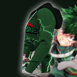 Izuku Midoriya Deku Zip Hoodie My Hero Academia Anime Shirt Fan Gift HA06 7