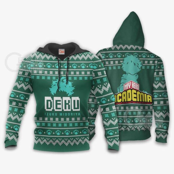 Izuku Midoriya Ugly Christmas Sweater Deku My Hero Academia Xmas Shirt 3