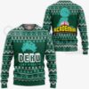 Izuku Midoriya Ugly Christmas Sweater Deku My Hero Academia Xmas Shirt 6