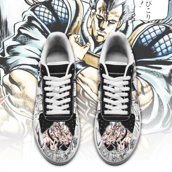 Jean Pierre Polnareff Sneakers Manga Style JoJo's Anime Shoes Fan Gift PT06 2