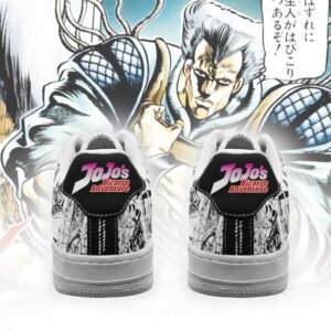 Jean Pierre Polnareff Sneakers Manga Style JoJo's Anime Shoes Fan Gift PT06 5