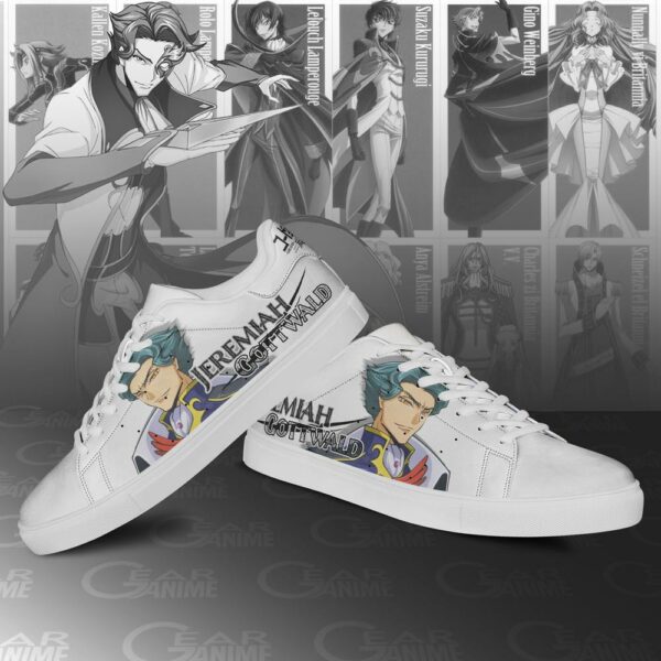 Code Geass Jeremiah Gottwald Skate Shoes Custom Anime Shoes 3