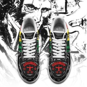 Jet Black Cowboy Bebop Sneakers Anime Custom Shoes PT10 7