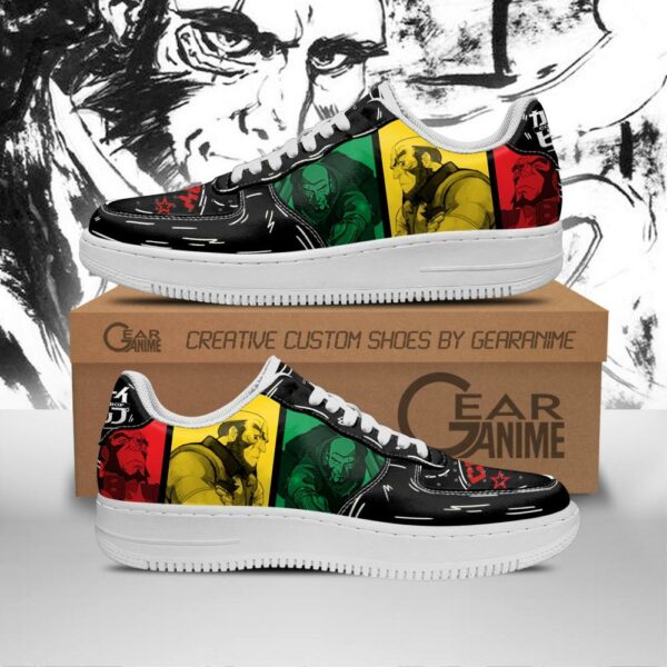 Jet Black Cowboy Bebop Sneakers Anime Custom Shoes PT10 1