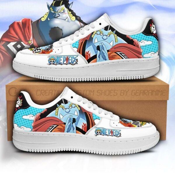 Jinbei Sneakers Custom One Piece Anime Shoes Fan PT04 1