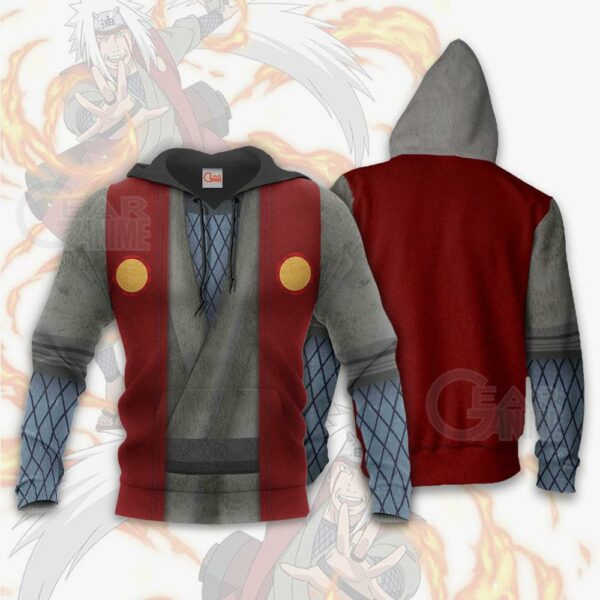 Jiraiya Jacket Costume Cosplay Naruto Anime Hoodie Sweater 2