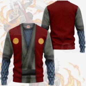 Jiraiya Jacket Costume Cosplay Naruto Anime Hoodie Sweater 10