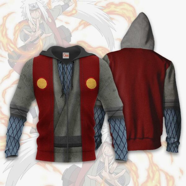 Jiraiya Jacket Costume Cosplay Naruto Anime Hoodie Sweater 1