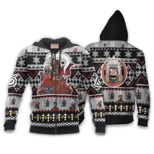 Jiraiya Ugly Christmas Sweater Custom Naruto Xmas Gifts Idea 2