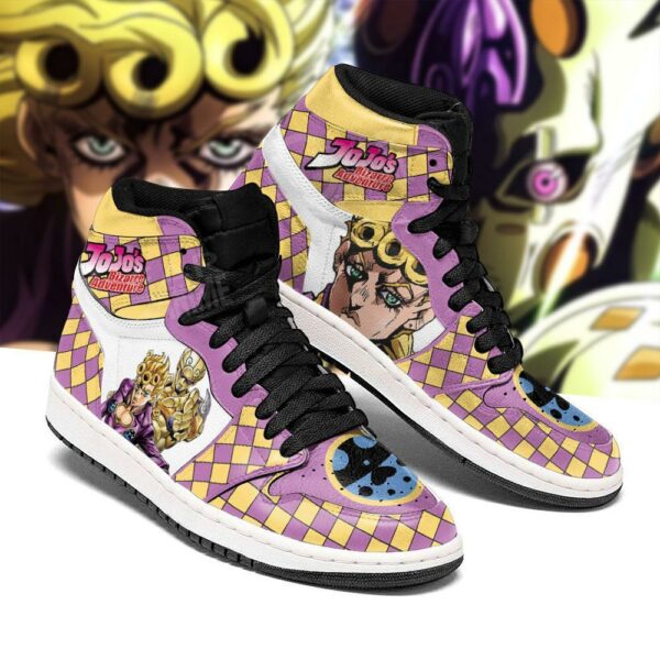 JoJo's Bizarre Adventure Sneakers Giorno Giovanna Anime Shoes 1