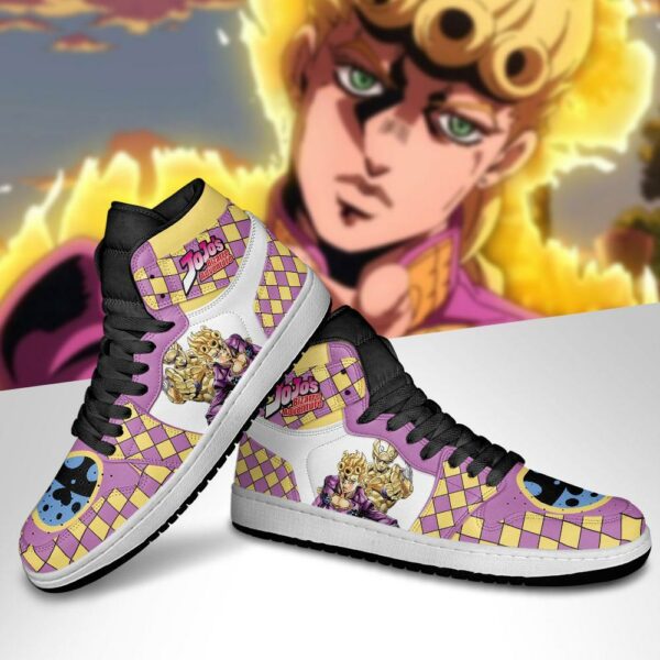 JoJo's Bizarre Adventure Sneakers Giorno Giovanna Anime Shoes 4