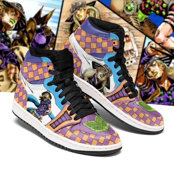 JoJo's Bizarre Adventure Sneakers Gyro Zeppeli Anime Shoes 1