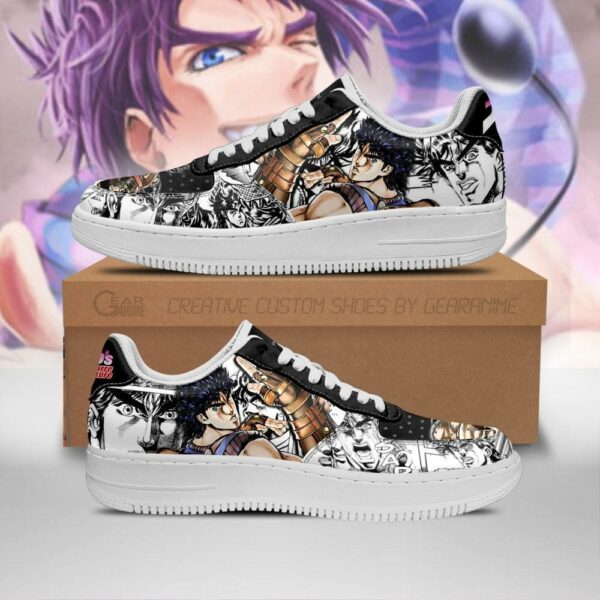 Jonathan Joestar Sneakers Manga Style JoJo's Anime Shoes Fan Gift PT06 1