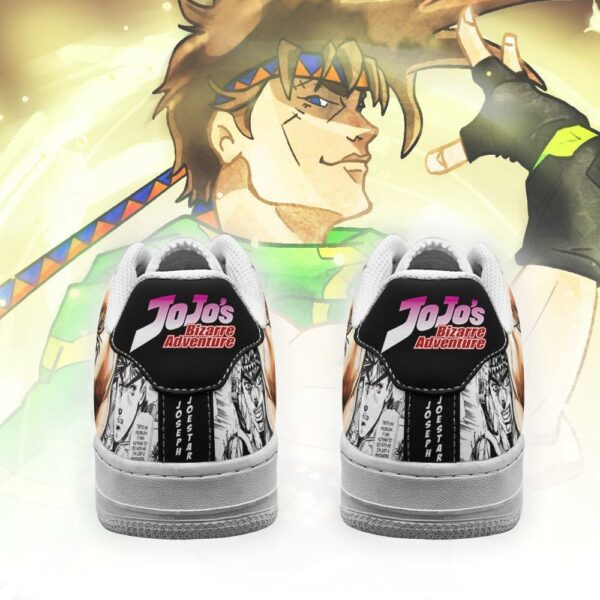 Joseph Joestar Sneakers Manga Style JoJo's Anime Shoes Fan Gift PT06 3