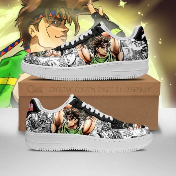 Joseph Joestar Sneakers Manga Style JoJo's Anime Shoes Fan Gift PT06 1