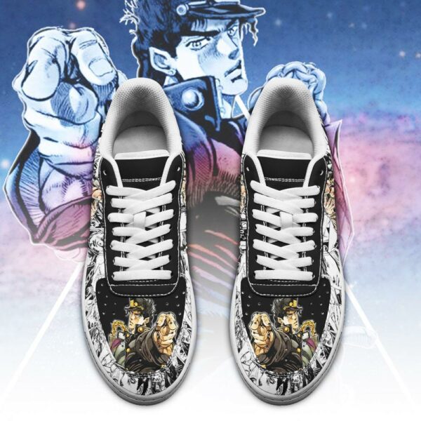 Jotaro Kujo Sneakers Manga Style JoJo's Anime Shoes Fan Gift PT06 2