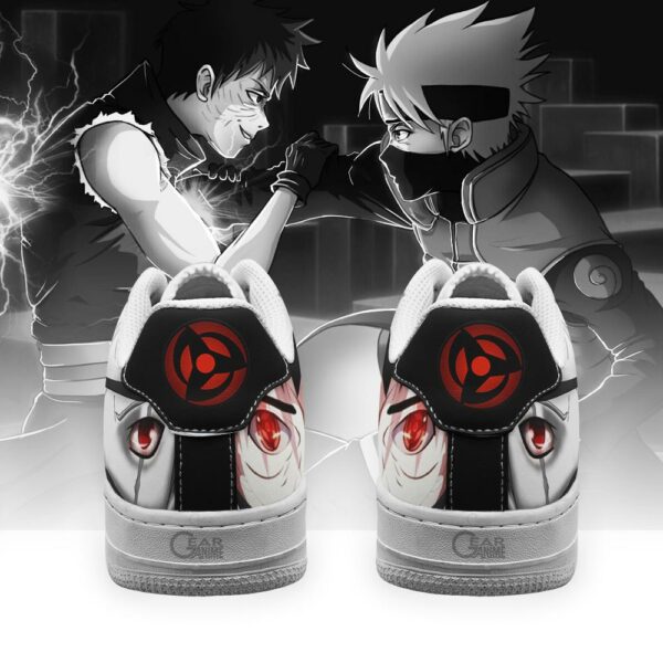 Kakashi and Obito Air For Sneakers Eyes Naruto Anime Shoes PT10 3