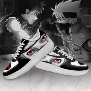 Kakashi and Obito Air For Sneakers Eyes Naruto Anime Shoes PT10 7