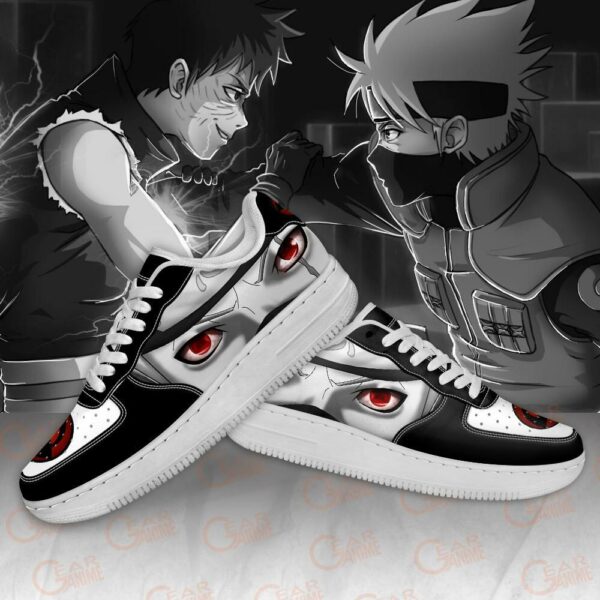 Kakashi and Obito Air For Sneakers Eyes Naruto Anime Shoes PT10 4