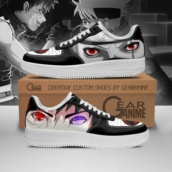 Kakashi and Obito Air For Sneakers Eyes Naruto Anime Shoes PT10 1