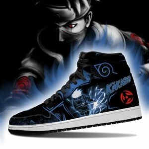 Kakashi Sneakers Naruto Anime Custom Shoes Lightning Skill 8