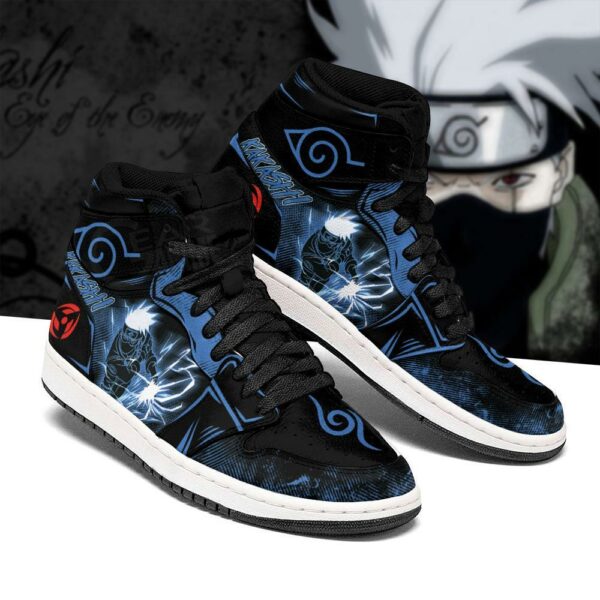 Kakashi Sneakers Naruto Anime Custom Shoes Lightning Skill 1