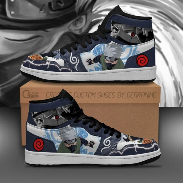 Kakashi Sneakers Naruto Anime Shoes Lightning Custom 2