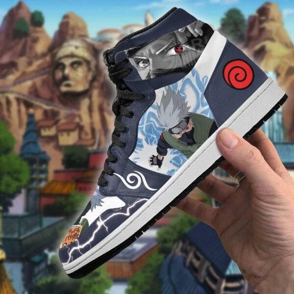 Kakashi Sneakers Naruto Anime Shoes Lightning Custom 4